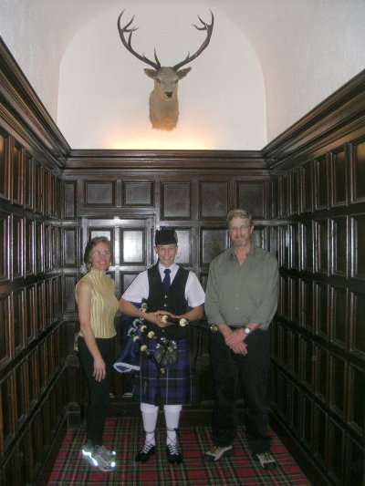 The Castle's Dinner Piper.
